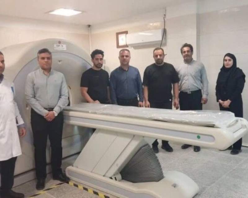 نصب دومین دستگاه سی‌تی‌ اسکن در بیمارستان نرگسی گچساران